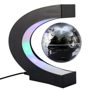 schwebender Globus mit LED Beleuchtung schwarz - Bild 1 von 9