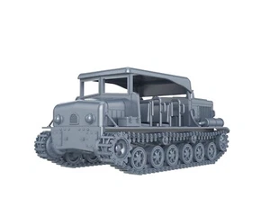 JAPAN WWII - TYPE 98 RO-KE (6t prime mover) - 1/56 1/72 1/87 1/100 3D PRINTED - Imagen 1 de 5