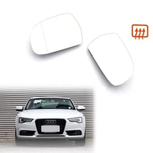 Espejo retrovisor puerta vidrio térmico 2 piezas con placa de respaldo repuesto para Audi A5 S5 - Imagen 1 de 14