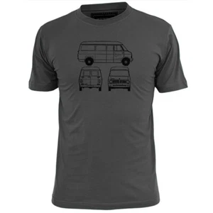 Camiseta para hombre Bedford Van años 70 vehículo de trabajo retro - Imagen 1 de 2
