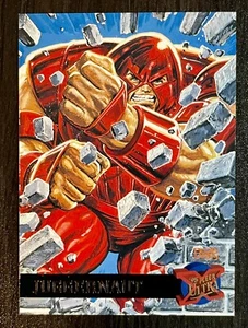 Juggernaut 1995 Fleer Ultra X Marvel Comics Card #26 X-Men Grafica Anime Vintage - Foto 1 di 2