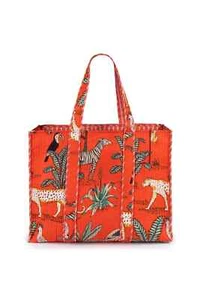 Bolsos de Mano Indios Acolchados Hechos a Mano Bloque de Algodón Bolso de Compras de Hombro Grande para Mujer - Imagen 1 de 3