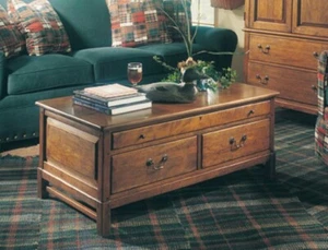 Lexington Bob Timberlake Rectangular Collector's Cocktail Table w/ Wood Top USA - Picture 1 of 3