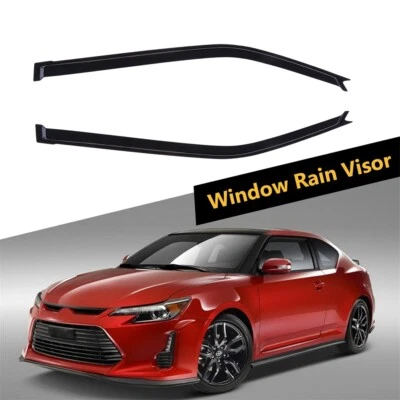 New Window Visors Vent Shade Deflectors For 11-16 Scion TC Coupe Sun Rain Guards — 第 1/4 张图片