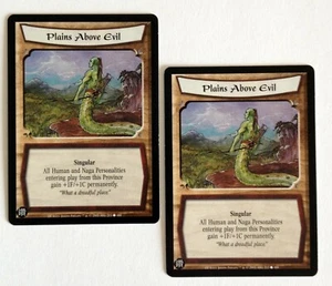 Plains Above Evil (2) L5R Legend of the Five Rings CCG Diamond Edition DE - Picture 1 of 1
