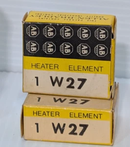 Lotto 2 elementi riscaldanti sovraccarico termico Allen Bradley W27 nuovi con scatola - Foto 1 di 2