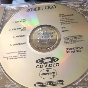 Robert Cray SMOKING GUN CD Video / Audio Gold promo Mint Disc - Picture 1 of 2