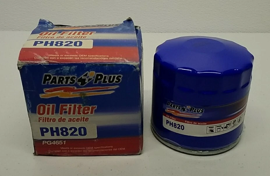 Filtro de aceite de motor PH820 Parts Plus filtro de aceite de motor PH820 Foto 1 de 3