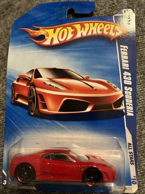 Hot Wheels Ferrari 430 Scuderia 2010 Global All Stars #9/10 G51 Foto 1 de 2