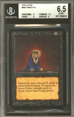 Magic MTG Alpha Mind Twist BGS 6.5 (6, 7.5, 8, 9) NEAR MINT NM - Image 1 of 2