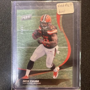 2018 Panini Day Red Pack Nick Chubb /99 - Picture 1 of 2