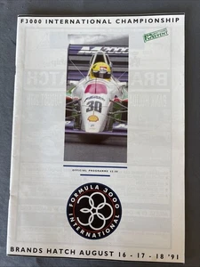 Race Programme 17 August 1991 Brands Hatch International F3000 First A4 - Picture 1 of 1