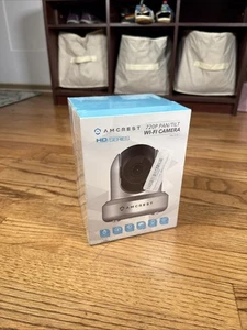 NEW Amcrest Indoor Wireless HD 720p IP Camera IPM-721S Silver Tilt Pan SEALED - Picture 1 of 6