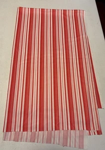 Candy Canne Vintage Rosso e Bianco Rigato Sottile Tessuto Elasticizzato Maglia Poliestere - Foto 1 di 6