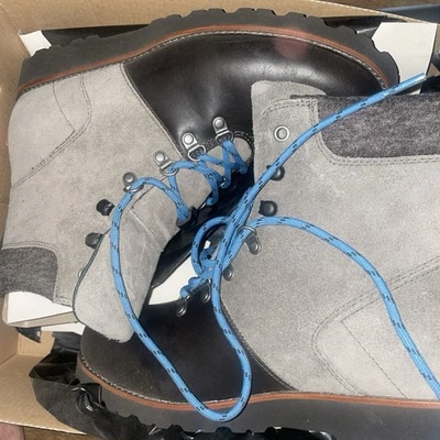 RARE NIB Ugg Men's HALFDAN Leather Ankle Boots, 1017286 M Grey/Black, Size 9 - Image 1 of 2