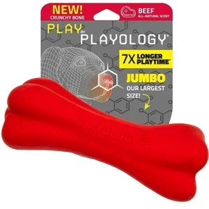 Juguetes para perros Play by Playology | Hueso de juguete interactivo para perros | Hueso crujiente perfumado - Imagen 1 de 5