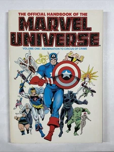 Official Handbook of the Marvel Universe, Volume #1 2nd Print TPB 1986 - Picture 1 of 8