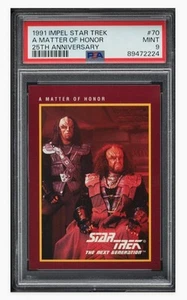 1991 ⭐ Impel Star Trek 25th Anniversary A Matter Of Honor PSA-9 Read Discription - Picture 1 of 2