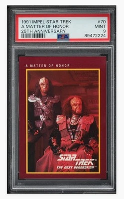 1991 ⭐ Impel Star Trek 25th Anniversary A Matter Of Honor PSA-9 Read Discription - Image 1 of 2