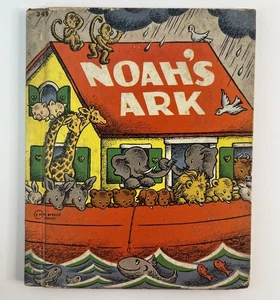 Vintage 1946 Noah’s Ark Kindergeschichtenbuch Rand McNally Dorothy Bell Briggs - Bild 1 von 4