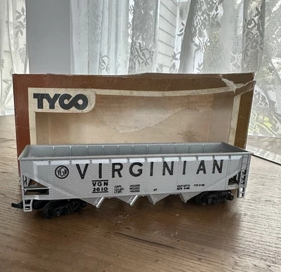 Tyco HO-Scale Vintage Hopper Car Non-Operating Virginian 344C-2.00 - Image 1 of 4