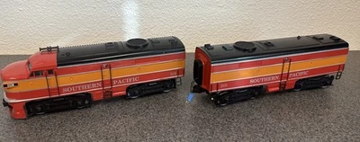 K-Line Southern Pacific Daylight O-Scale A & B Locomotive & Train Car 2158 2159 - Image 1 of 4