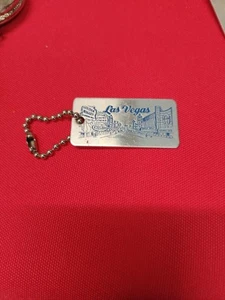 Vintage Metall Las Vegas Erkennungsmarke Casino Stil Schlüsselanhänger - Bild 1 von 4