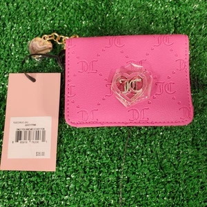 Juicy Couture Juicy Pink Only You and Me Estuche para Tarjetas de Crédito Llave Doble Cartera D20) - Imagen 1 de 10