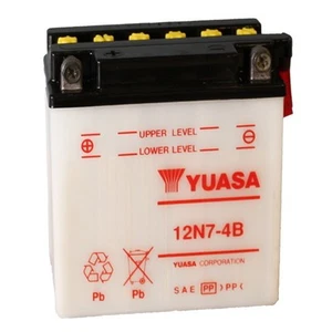 MS-1A4B153A46 BATTERIA YUASA 12N7-4B 76/> YUMA 125 ASPES 12V/7AH ST 06.50735 - Foto 1 di 1