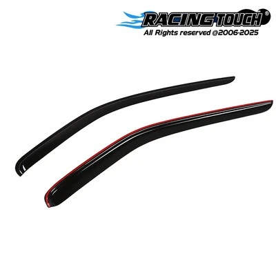 Deflector de viseras JDM 2 piezas protector de lluvia fuera de canal Hond CRX 2 puertas 1988-1991 88-91 Foto 1 de 4