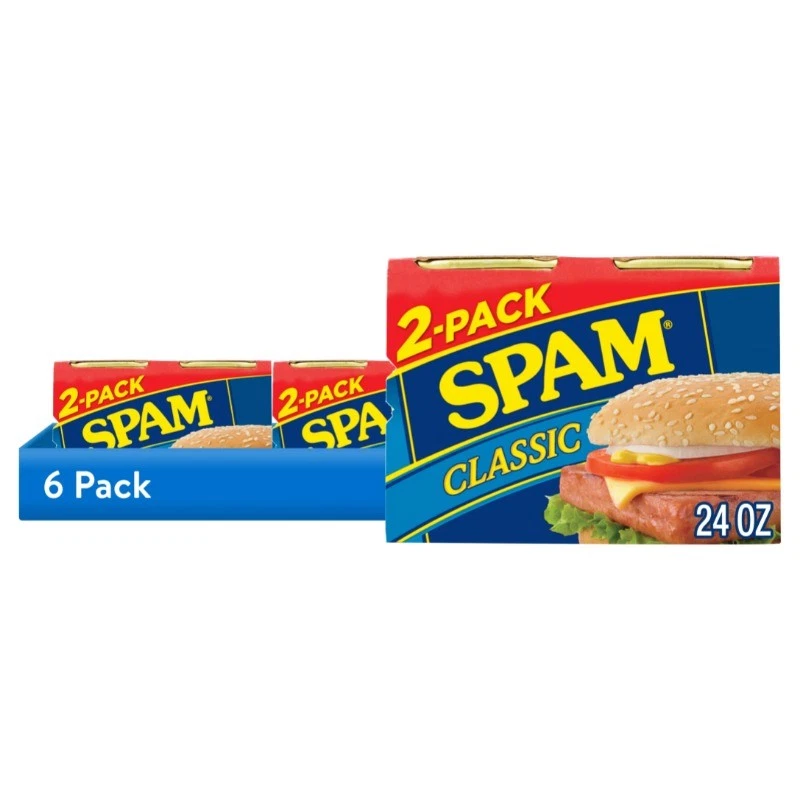 8x Hormel Spam Classic 12 Oz Expires April 2023