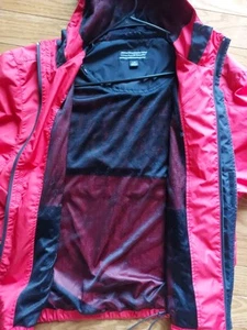 EUC Cutter & Buck Men's CB WeatherTec Red 'Chinook' Golf Jacket Large Full Zip - Picture 1 of 9