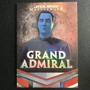 2024 Topps Star Wars Masterwork Grand Admiral #HG-3 Rainbow Foil /299 - Picture 1 of 3