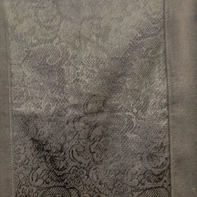 Falda informal negra para mujer Roz & Ali talla 12 línea A hasta la rodilla con panel frontal Foto 1 de 4