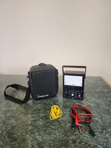 Miliámetro electrónico recargable de voltios-ohmios Simpson 303-3XL de estado sólido con estuche - Imagen 1 de 9