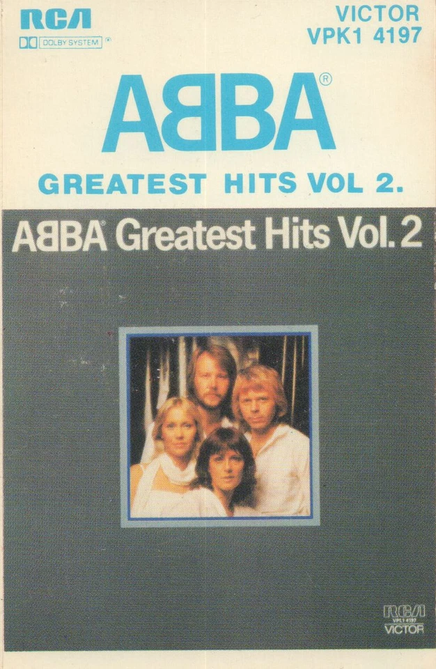 Abba - Greatest Hits Vol 2, scarce Australian cassette issue, ex cond. - Image 1 of 4