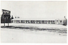 c1950 Postcard: Anchor Light Motel & Cabins, Routes 1 & 2, Lancaster, NB, Canada