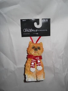 Nuevo adorno de tienda de Navidad ~ perro ~ 3,5 pulgadas de alto ~ precio de venta sugerido por el fabricante $5,99. - Imagen 1 de 3