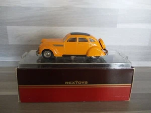 REX Toys 1/43 - Chrysler Airflow 1935 Conduite Interieure #21 Orange - Picture 1 of 4