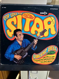 Vincent Bell Pop Goes the Electric Sitar Vintage 1960s LP Vinyl Record E+ HEAR - Imagen 1 de 13