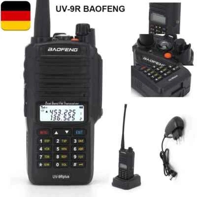 MARKENLOS BaoFeng UV-9R Plus 20W Dual Band V/UHF 2 Way Walkie Talkie Handfunkgerät DESHIP