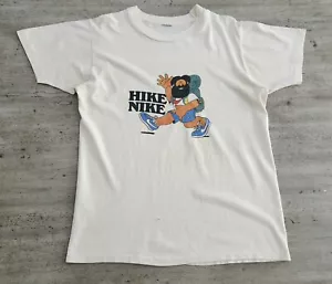 Vintage 70s 80s Nike HIKE NIKE Single Stitch T-Shirt Sz M/L Grail! Rare! ACG - Picture 1 of 16