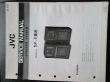 JVC Modell SP-E1BK Lautsprechersystem offizielles Servicehandbuch Originalartikel