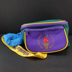 Vintage Atlanta 1996 Olympics Avon Fanny Pack Waist Bag Adjustable Clip - Picture 1 of 3