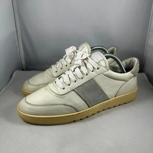 Collegium Mens Size 40 Pillar Destroyer Low Top Sneaker Shoes White Shadow Grey - Picture 1 of 10