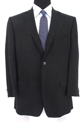 Chaqueta Abrigo Deportivo Ermenegildo Z Zegna 2Btn 100% Bambú Negro 44L Foto 1 de 4