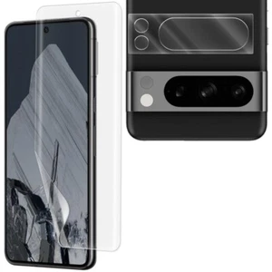 Premium Soft Hydrogel & Camera Lens Screen Protector Flim fit Google Pixel 8 Pro - Picture 1 of 1