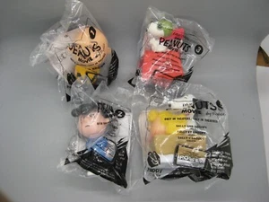 2015 McDonald's Happy Meal The Peanuts Movie Toy Snoopy Charlie Brown Lot 4 NEW! - Picture 1 of 11