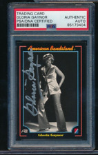 1993 Collect-A-Card American Bandstand Gloria Gaynor #65 signed auto PSA/DNA 02