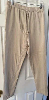 🪐🪐Metrostyle бежевый эластичной женщин лодыжки длина брюки размер большой высокий🪐🪐 - Изображение 1 из 4